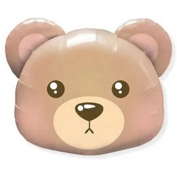 Шар-фигура, фольга, «Медвежонок милый. Голова»48 см