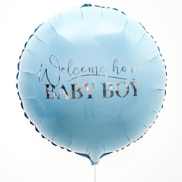 Воздушный шар фольгированный 18" Baby boy, круг