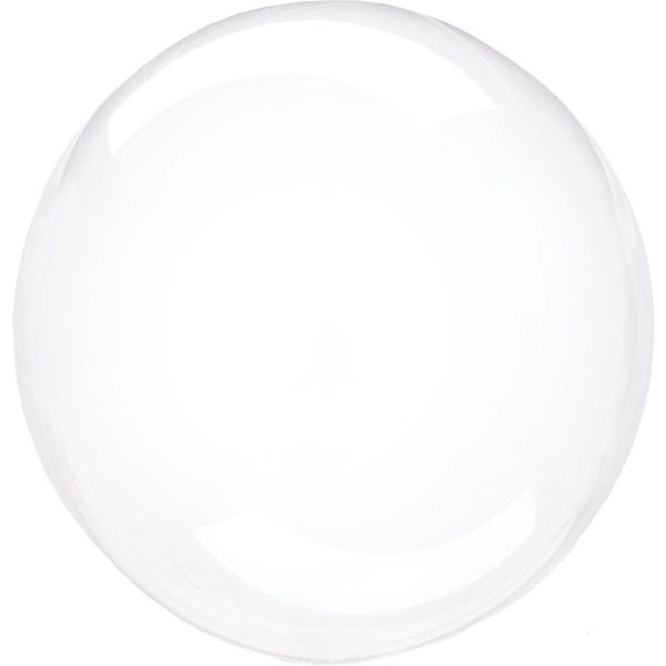 Шар (18''/46 см) Deco Bubble Прозрачный, Кристалл