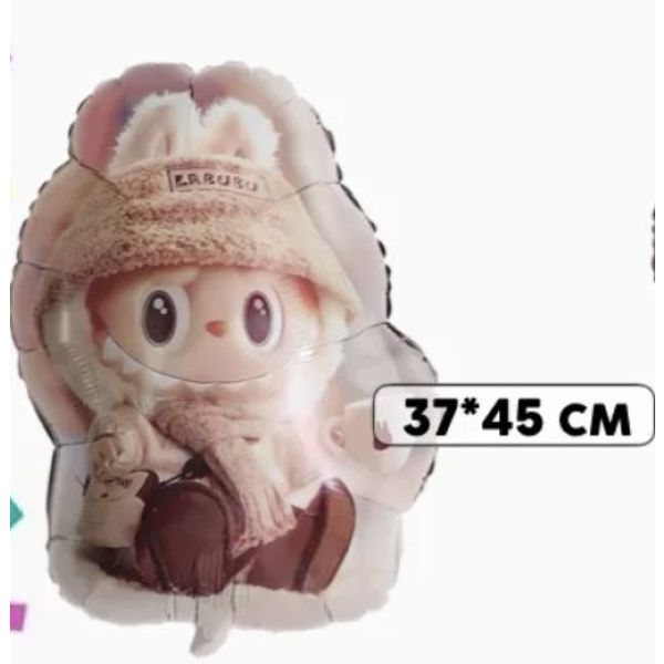 Шар Лабубу в шарфике 37*45 см