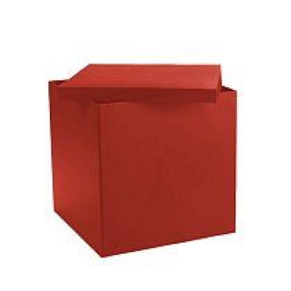 Коробка для воздушных шаров красный 60*60*60 см