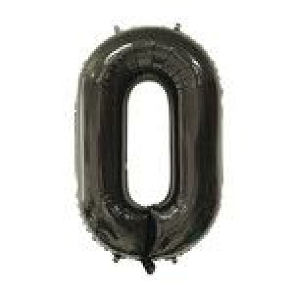 Черный, ЦИФРА «0» 102см.