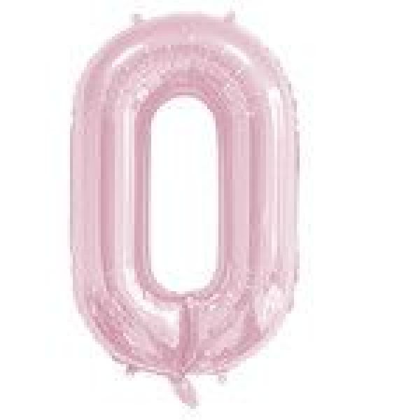 Розовый, ЦИФРА «0» 102 см.