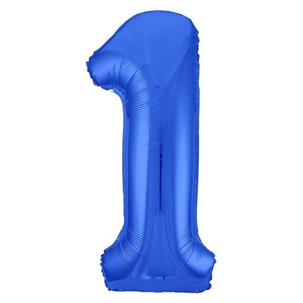 ЦИФРА "1'' Slim синий 102 см