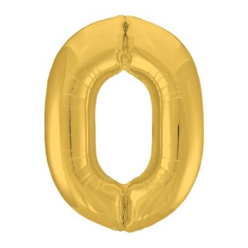 ЦИФРА «0» Slim золото/Gold /102см