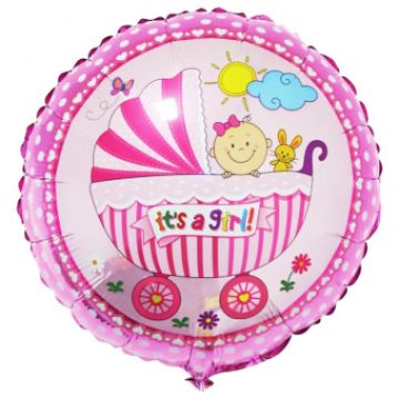 Круг 46 см. Детская коляска. Девочка