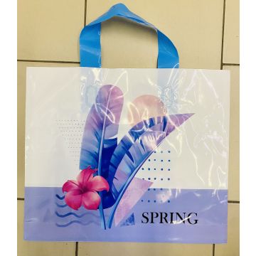 Пакет подарочный полиэтиленовый с ручками 25*30
