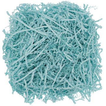 Наполнитель бумажный 50 г, 3 мм, светло-голубой