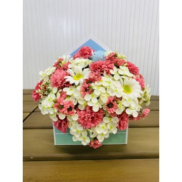 Букет из мыла в коробке-конверт