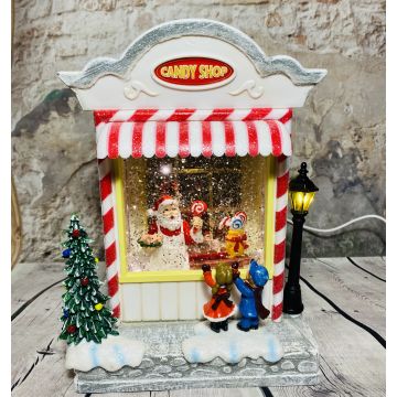 Фонарь Новогодний «Candy shop» 22*17