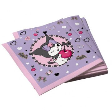 Салфетки «Куроми/Kuromi», 33х33, 6 шт.