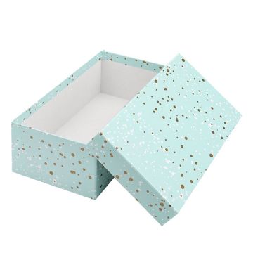 Коробка 12*6,5*4 «Золотое конфетти»