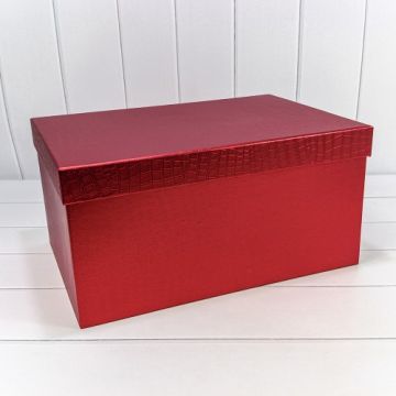 Коробка «Кожа крокодила» 47*33*23  матовое ассорти