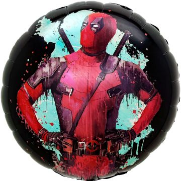 Шар (18''/46 см) Круг, Deadpool (Дэдпул)