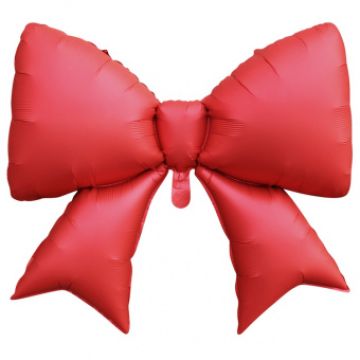 Шар-фигура, фольга, «Бант красный» 99 см