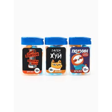 Конфеты драже «Забей», 14 г (18+)