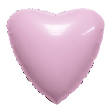 Сердце пастель розовый фламинго/pink flamingo 46 см