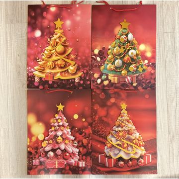 Пакет подарочный  26*32*12 «Ёлки»