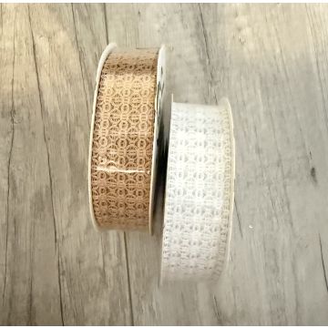 Лента текстильная 2,5 см*1м. в ассортименте