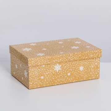 Коробка 22*14*8,5 «Снежинки»