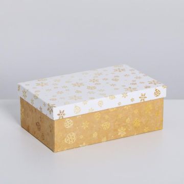 Коробка 18*11*6,5 «Снежинки»