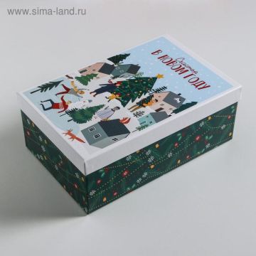 Коробка 26*17*10,5 «Снег»