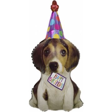 Шар-фигура, фольга, «Щенок в колпачке» 76 см