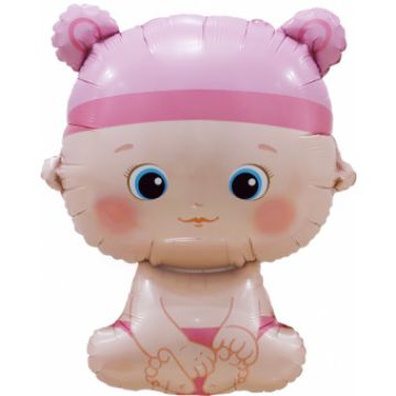 Шар-фигура, фольга, «Малышка девочка» 84 см