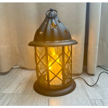 Фонарь световой 30 см «Свечи»