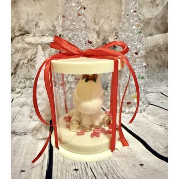 Фигурка шоколадная «Единорог» с леденцами в подарочном тубусе в ассортименте