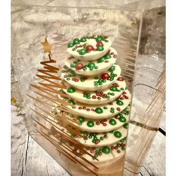 Шоколадная ёлочка 12 см. в ассортименте