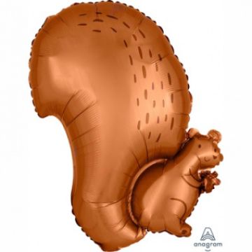 Шар-фигура, фольга, «Белка коричневая» (AN), 20
