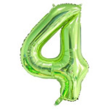 Салатовый, ЦИФРА «4» 102 см.