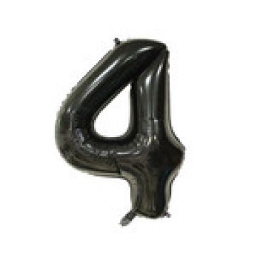 Черный, ЦИФРА «4» 102 см.