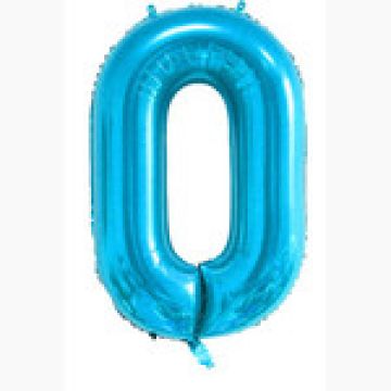Синий, цифра «0» 102см.