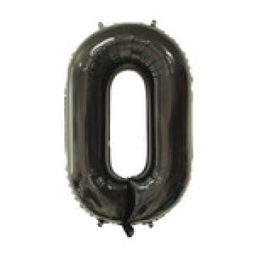 Черный, ЦИФРА «0» 102см.