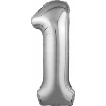 Slim, «Цифра 1», 102 см. Серебро