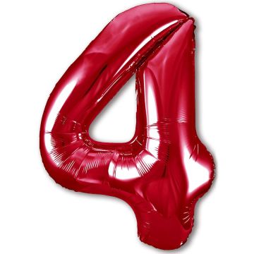 ЦИФРА «4»102 см. Slim красный