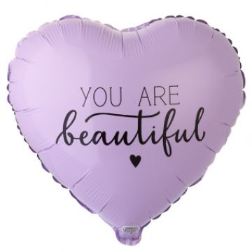 Сердце 46 см. «you are beautiful»