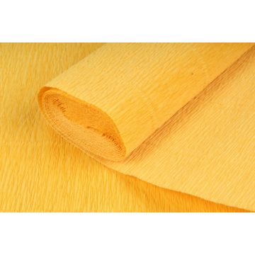 Бумага гофрировнная Жёлтая 50см*2,5м.