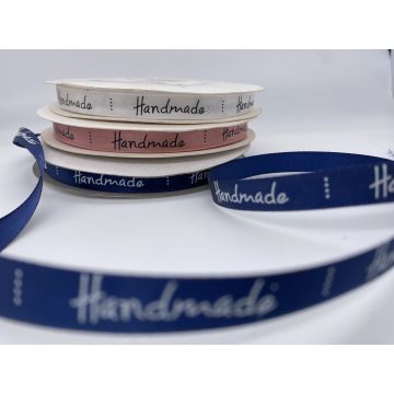 Лента Handmade 1 см.*100 (цвета в ассортименте)